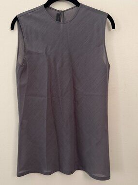 CALVIN KLEIN COLLECTION SHEER SHELL BLOUSE 38- U.S 4